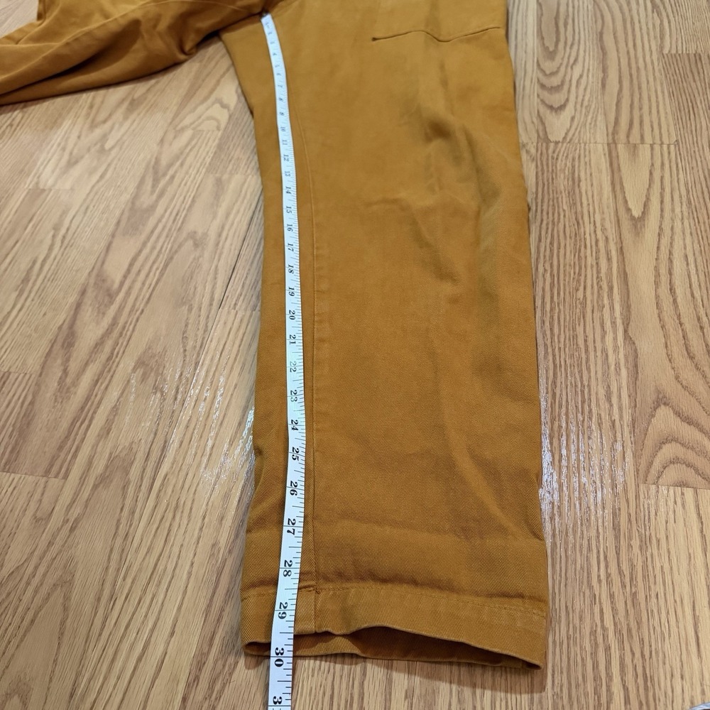Big Bud Press Pencil Pants Womens Large Brownish High Waisted Cotton Tapered Leg - Picture 7 of 12